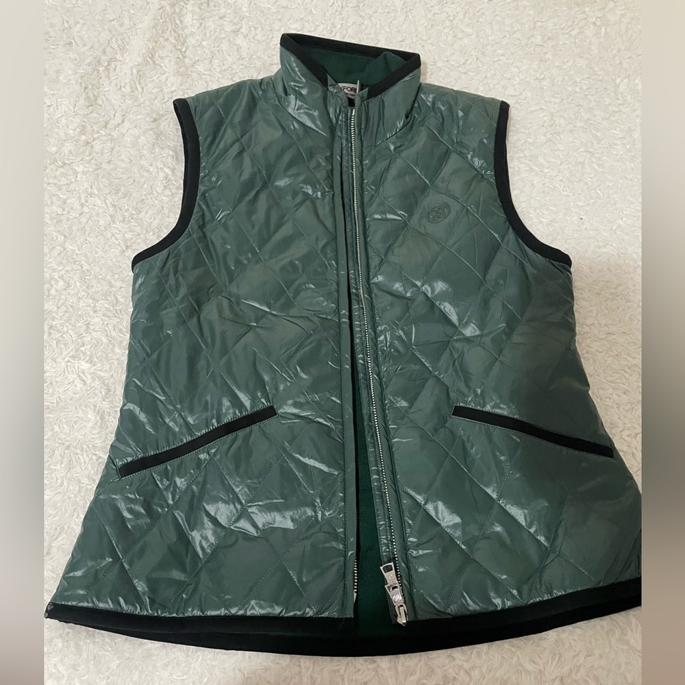 Silo ridge Green Quilted Women's Vest